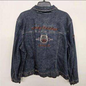 RARE 105th Anniversary Harley-Davidson Jean Jacket